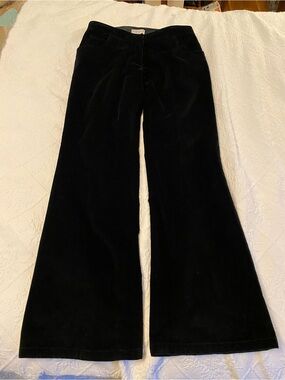 Women’s Talbot Collection Black Velvet Pants Size 8